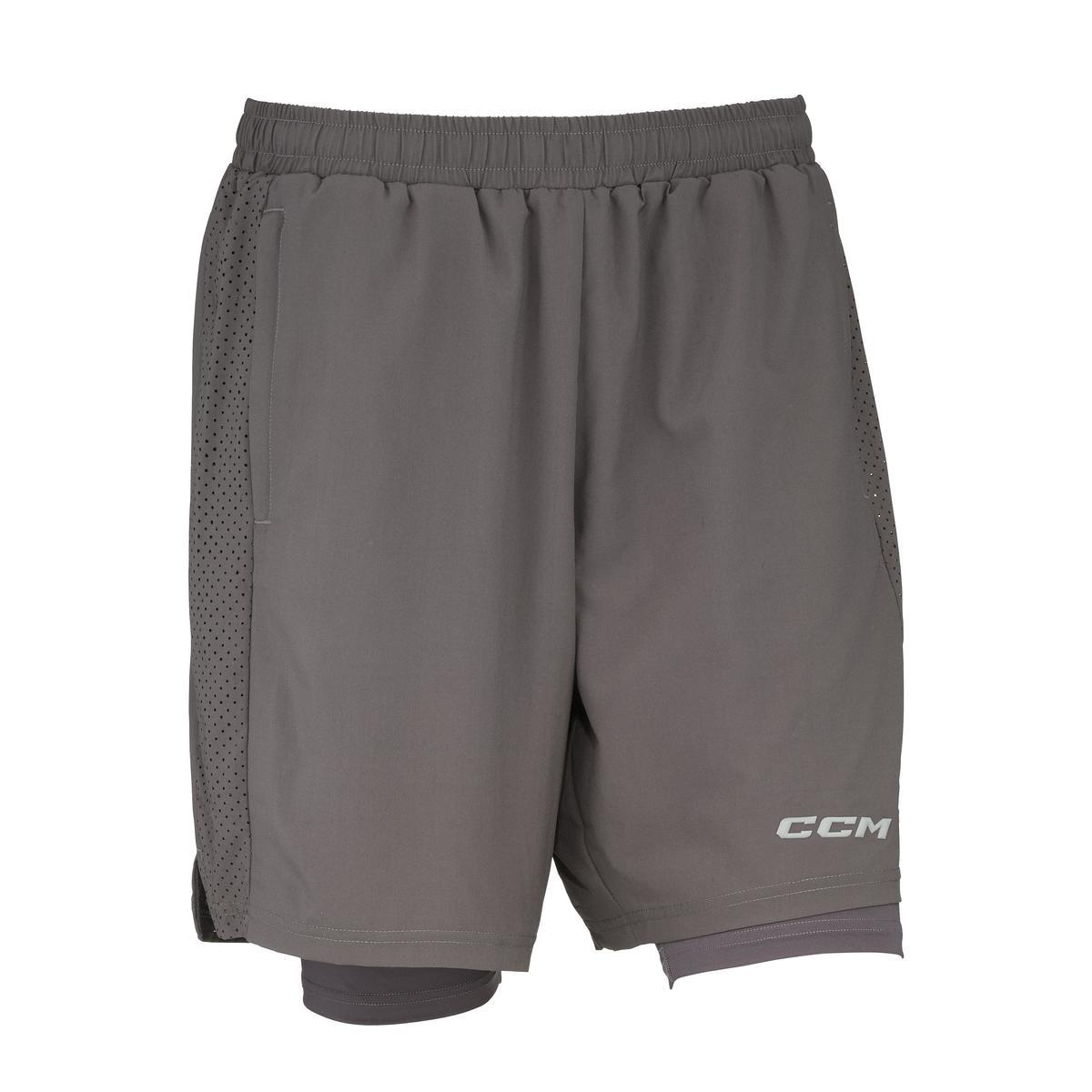 CCM Kraťasy CCM 2in1 Training Shorts SR